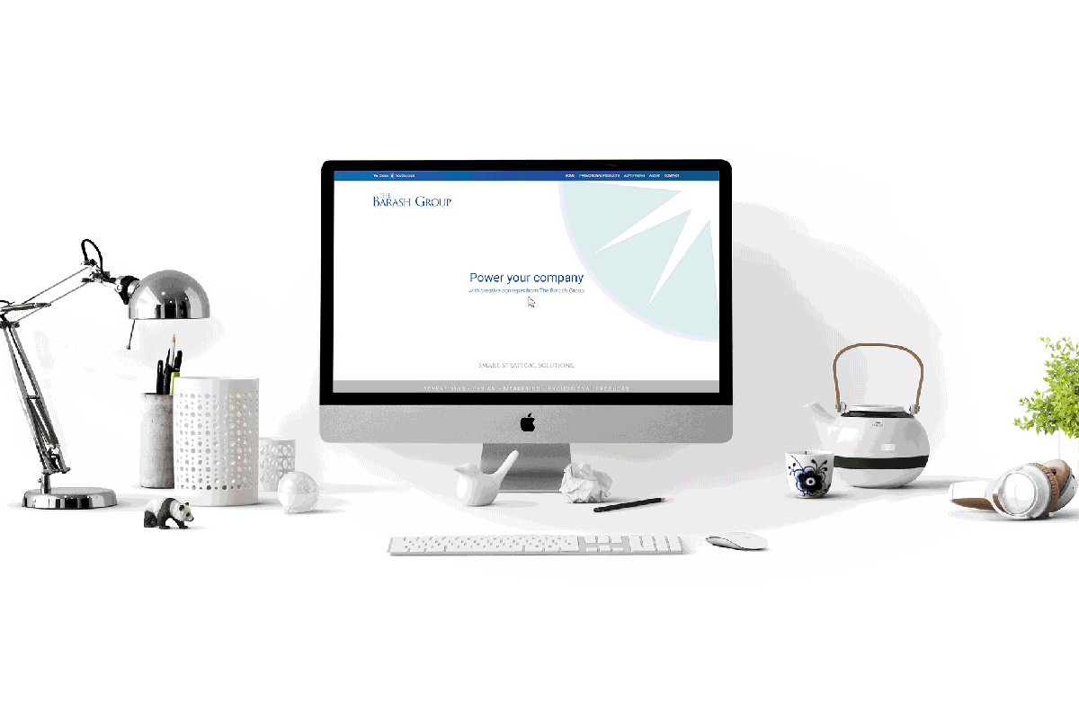 Animated capture of The Barash Group website